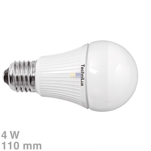 Klick zeigt Details von LED-Lampe E27 4W warmweiß matt
