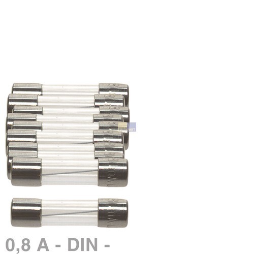 Klick zeigt Details von DIN-Sicherung 0,8A, 10 Stück