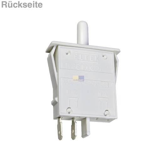 Tastenschalter Taste einfach Licht Flachstecker Kühlautomat Indesit C00075585 
