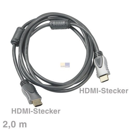 Klick zeigt Details von HDMI-Verbindungskabel Stecker/Stecker 2m  Highspeed bis 4K@50/60 Hz