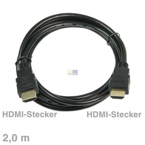 Klick zeigt Details von HDMI-Verbindungskabel Stecker/Stecker 2m