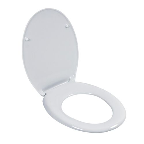 Klick zeigt Details von WC-Sitz Siena Duroplast-Kunststoff weiß