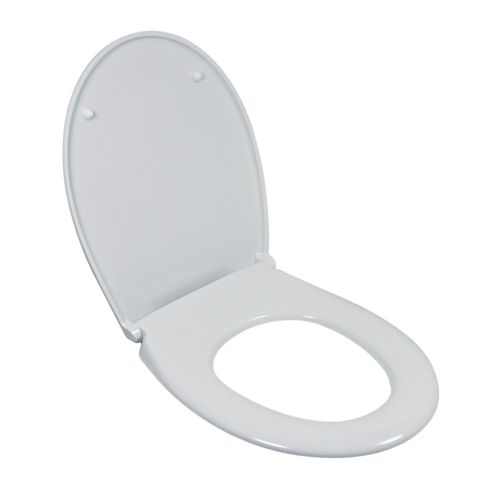 Klick zeigt Details von WC-Sitz Siena Duroplast-Kunststoff weiß mit Soft-Schließ-Komfort