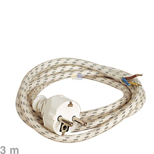 Klick zeigt Details von Kabel Bügeleisen-Anschlusskabel 3m