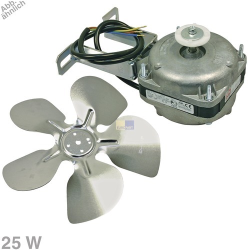 Klick zeigt Details von Ventilator 25 Watt, 230 Volt  mit Haltebügel und Flügel 300 mm Ø