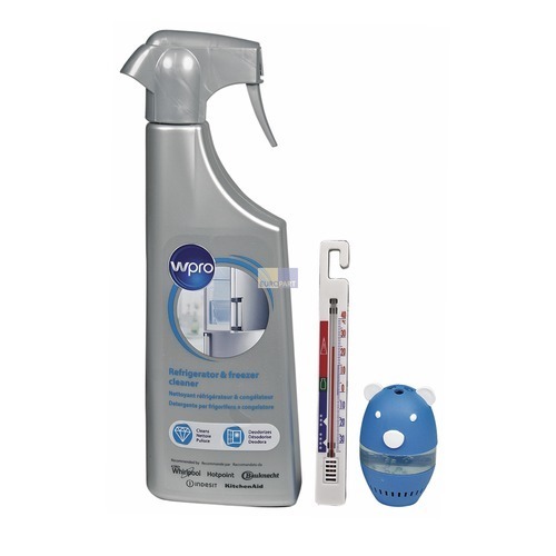 Klick zeigt Details von Kühlschrankreiniger + Thermometer + Geruchsentferner, Wpro COL015