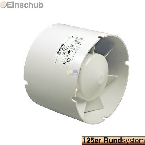 Klick zeigt Details von Rohreinschub-Ventilator 125erR, 230V