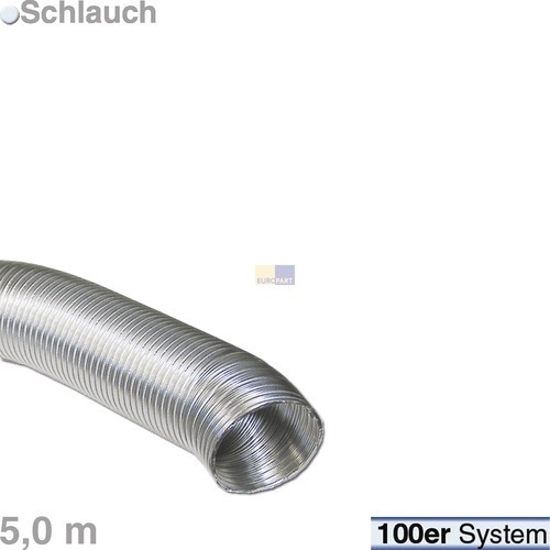 Klick zeigt Details von Abluftschlauch 100er, 5m, Aluminium