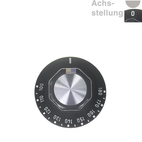 Klick zeigt Details von Knebel für Thermostat 100-180°