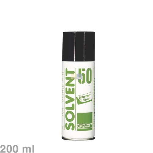 Klick zeigt Details von Etikettenlöser Spray SOLVENT 50, 200ml