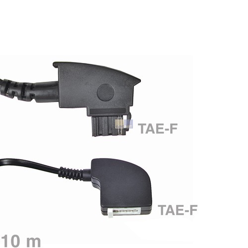 Klick zeigt Details von Kabel Telefon-Verlängerungskabel TAE-F 10m
