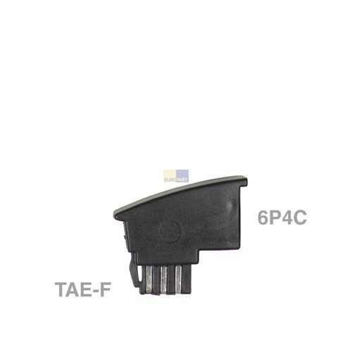 Klick zeigt Details von Adapter TAE-N-Stecker / 6P4C-Buchse