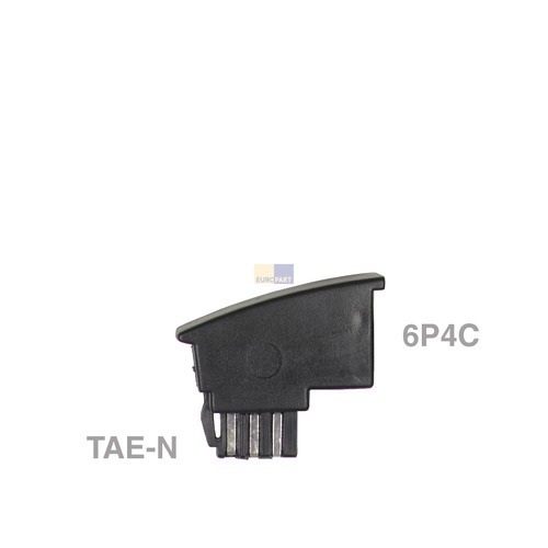 Klick zeigt Details von Adapter TAE-F-Stecker / 6P4C-Buchse