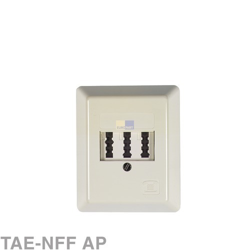 Klick zeigt Details von Anschlussdose 3-fach TAE-NFF AP