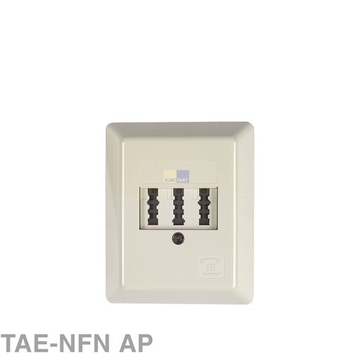 Klick zeigt Details von Anschlussdose 3-fach TAE-NFN AP