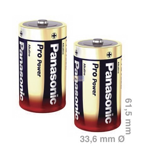 Klick zeigt Details von Alkali-Batterie LR20PP6 - Mono, 2 Stück
