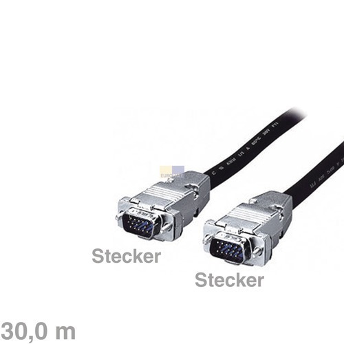 Klick zeigt Details von Kabel Monitorkabel Stecker/Stecker 30m